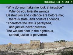 Habakkuk 1:1-4; 2:1-4