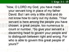 1 Kings 3:1-15