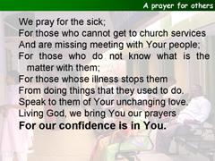 A prayer for others