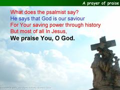 A prayer of praise