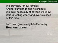 A prayer for others