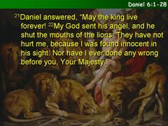 Daniel 6:1-28
