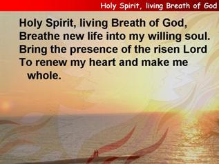 Holy Spirit, living Breath of God