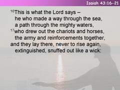 Isaiah 43:16-21