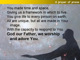 A prayer of praise