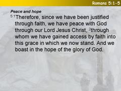 Romans 5:1-5