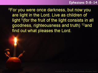 Ephesians 5:8-14