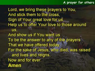 Closing prayer