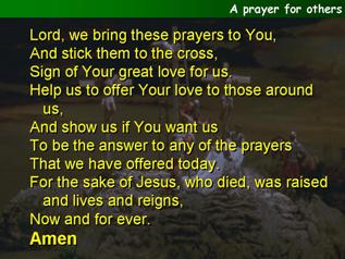 Closing prayer