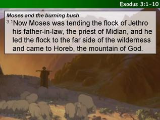Exodus 3:1-10